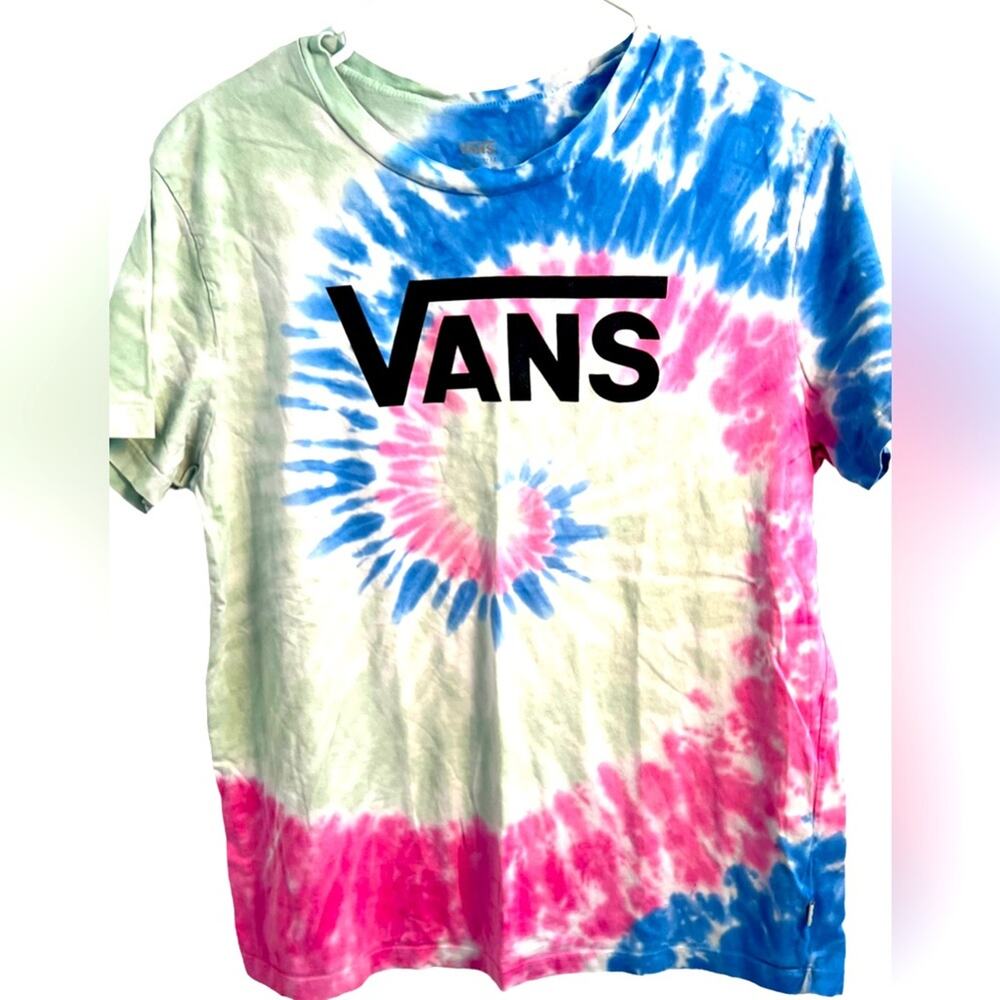 Vans Tie Dye Job logo Tshirt short sleeve M
